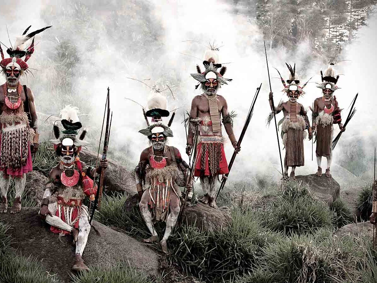 Tribus Goroka – Papousie Nouvelle Guinée Photo : Jimmy Nelson