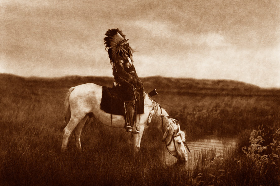 © Edward Curtis – An Oasis in the Badlands - Sioux, 1905