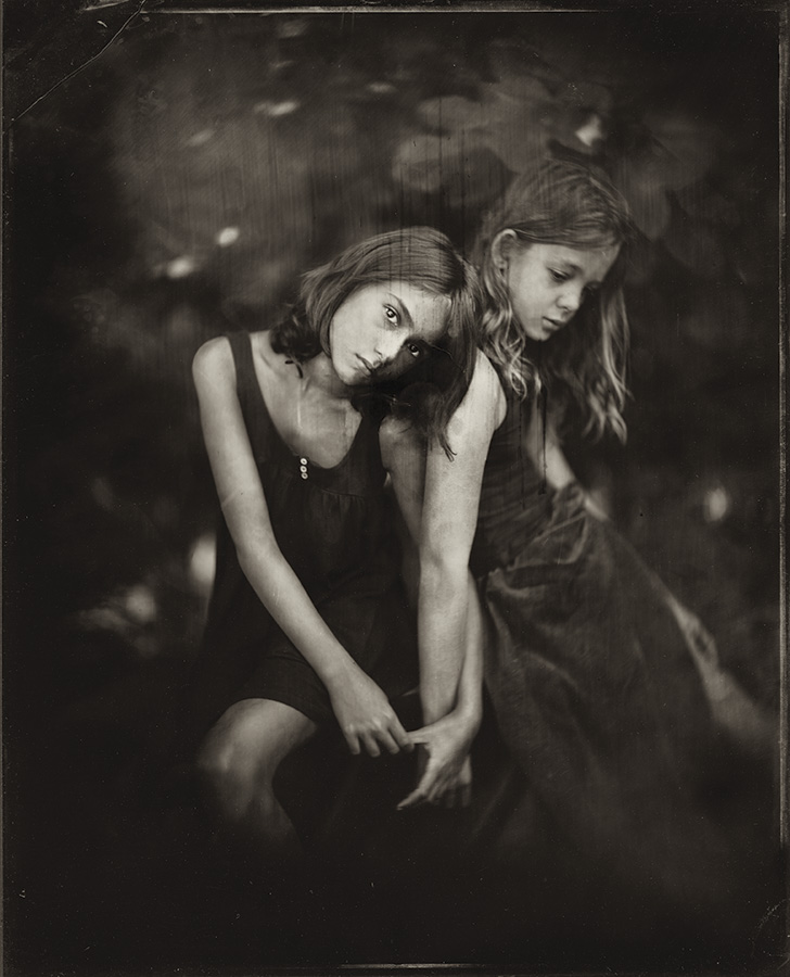 Jacqueline Roberts Nebula enfants avec le procédé du collodion humide