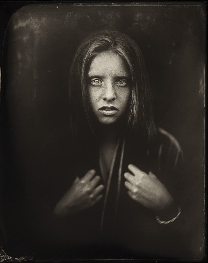 Jacqueline Roberts Nebula enfants avec le procédé du collodion humide