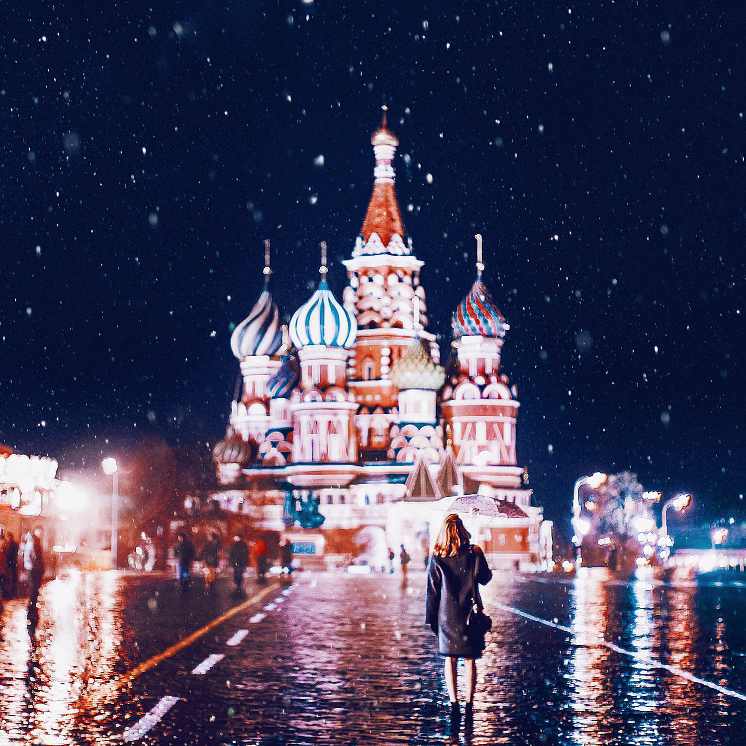 Photo - Kristina Makeeva, hobopeeba, Moscow, Moscou, Place rouge, Cathédrale Basile le Bienheureux