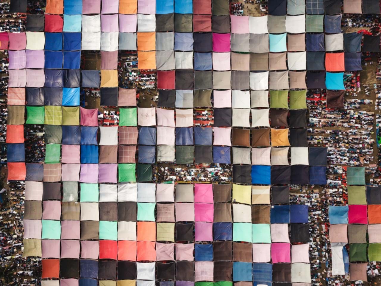 “Pilgrimage of Millions of People” par Qinghua Shui. Vainqueur de la catégorie People
