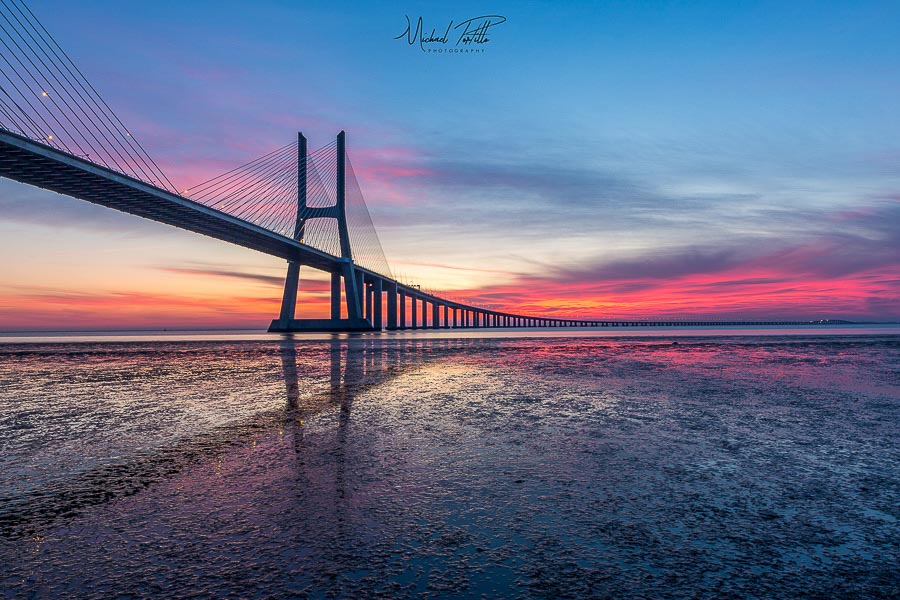 Pont Vasco da Gama à lisbonne