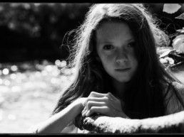portrait Christelle calmette monochrome