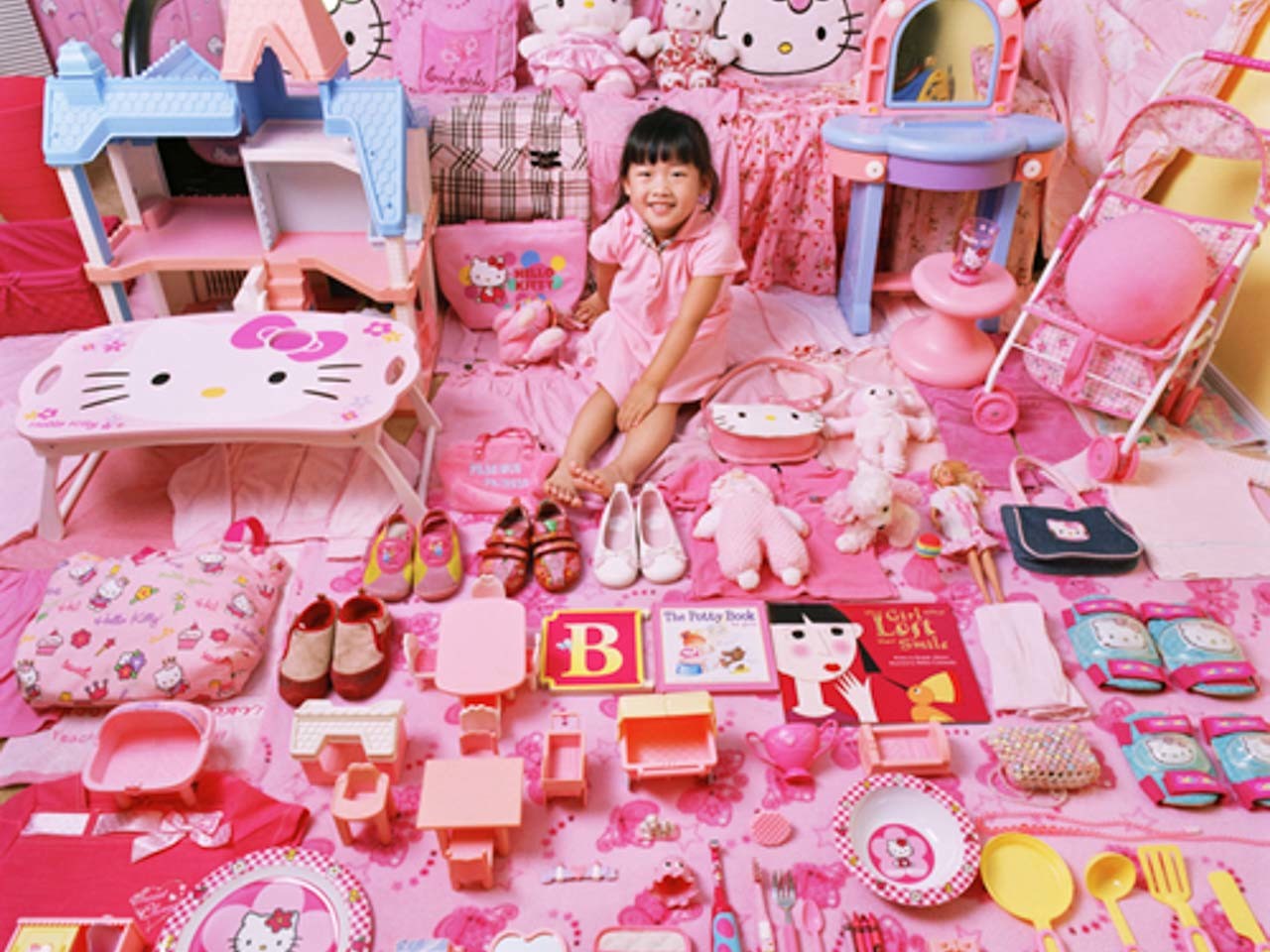 Chambre de fille rose - JeongMee Yoon