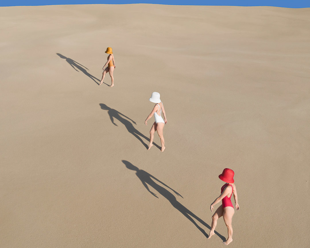 photographie aérienne minimaliste par Brad Walls