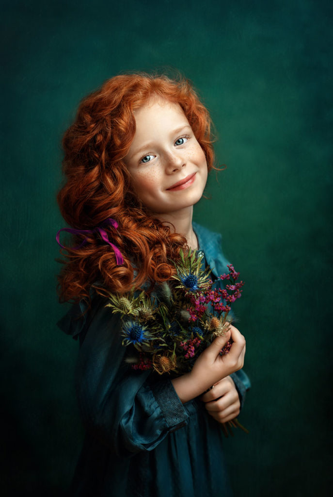 Portrait d'enfant par Małgorzata Sulewska