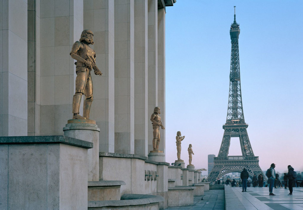 photo série monuments benoit lapray Star Wars Tour Eiffel