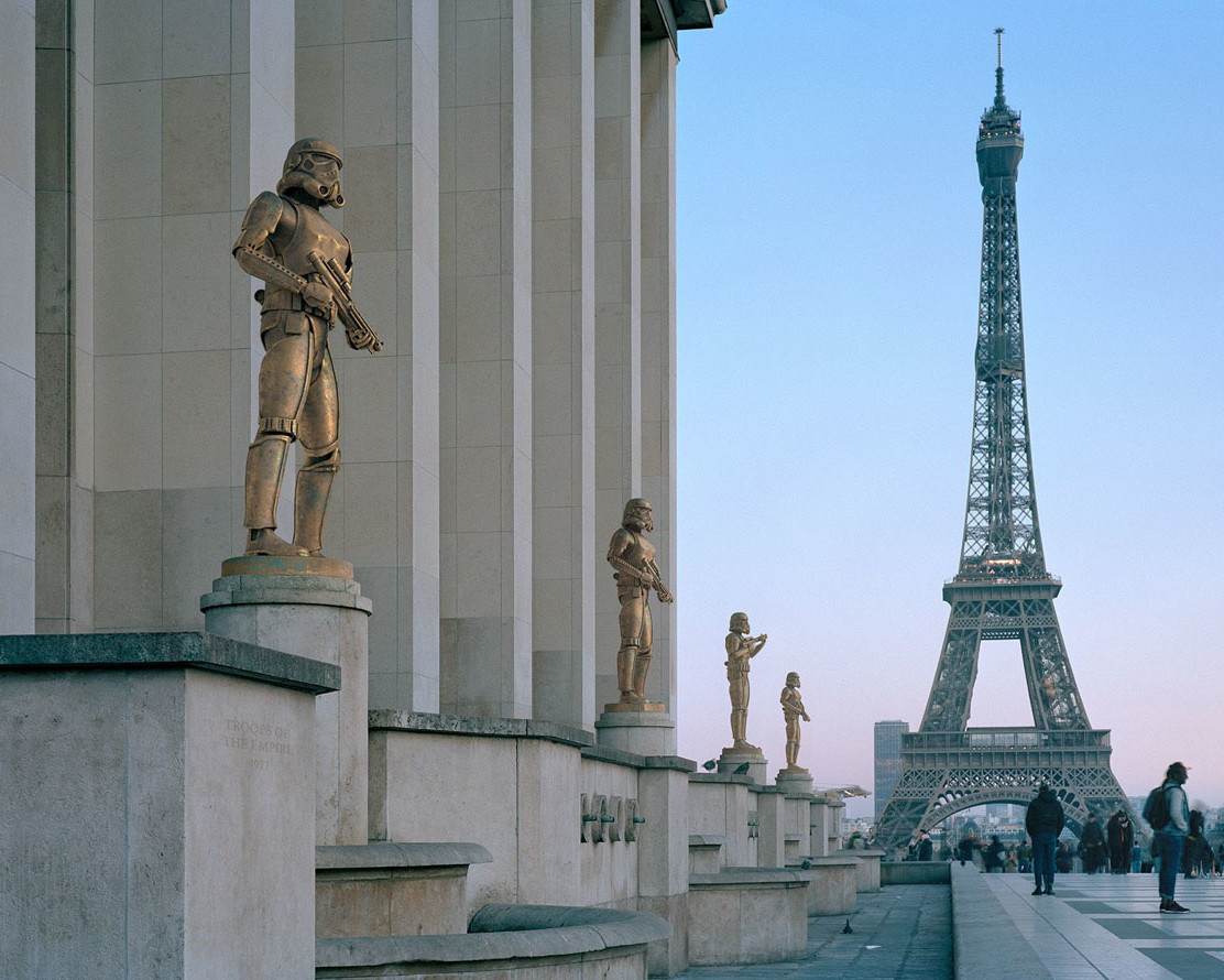 photo série monuments benoit lapray Star Wars Tour Eiffel