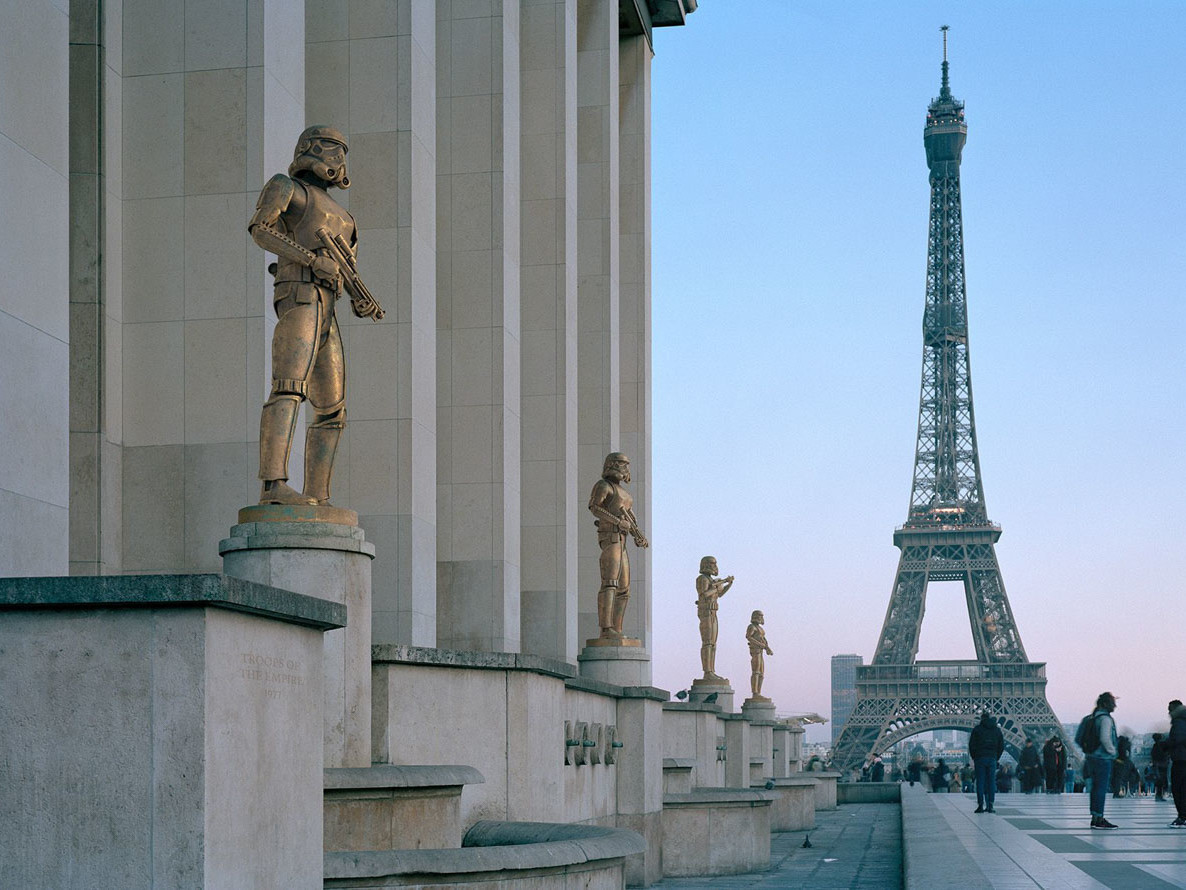 photo série monuments benoit lapray Star Wars Tour Eiffel