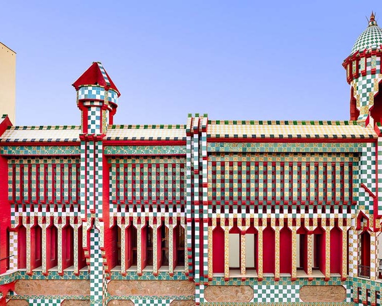 photo architecture, plan large de la Casa Vicens par David Cardelús