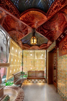 photo architecture, plan serré de la Casa Vicens à Barcelone