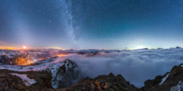 Mer de nuages Photographies de paysages nocturnes du Queyras par Jean-François Gely