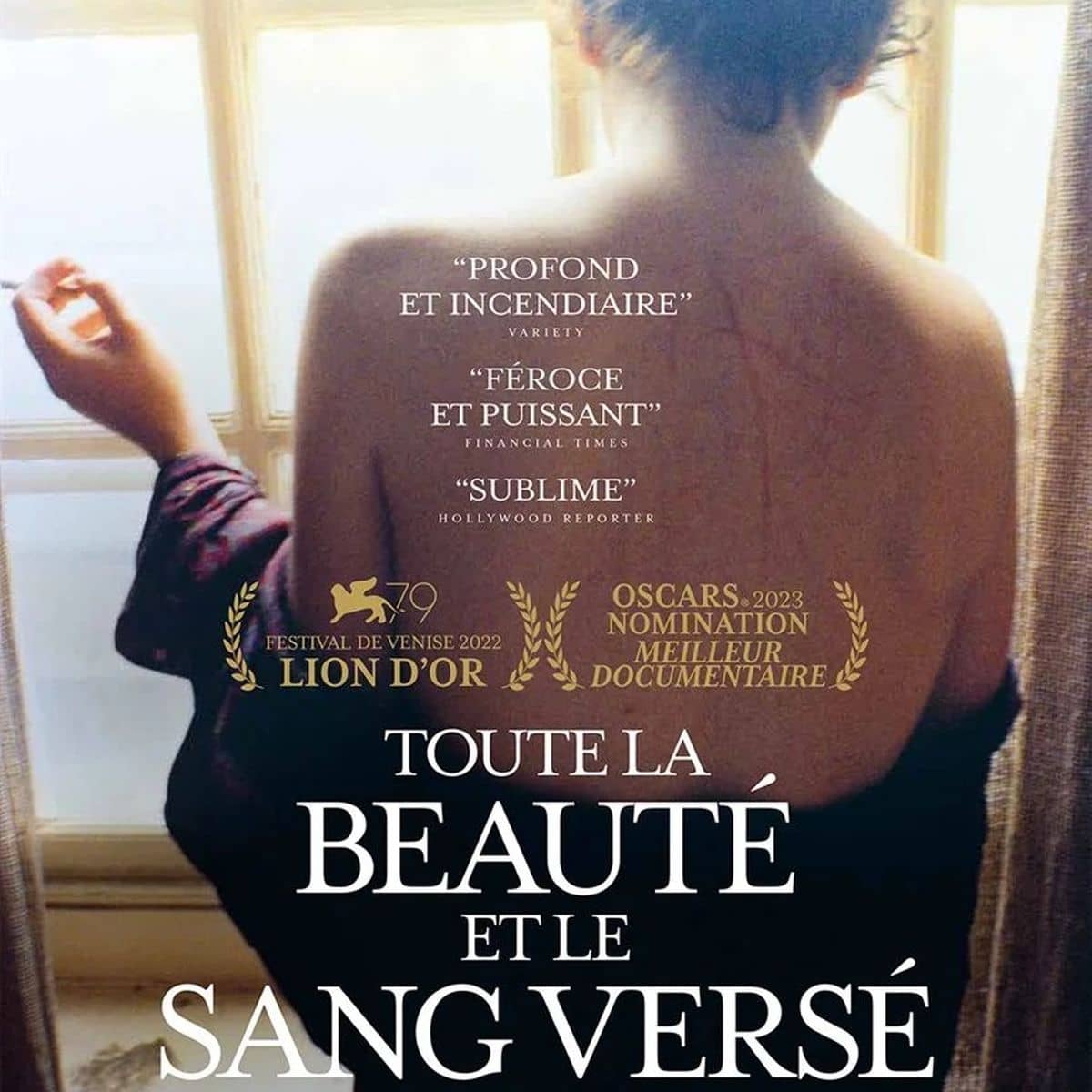 Affiche du film documentaire Toute la beauté et le sang versé Nan Goldin