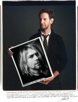 Mark Selige et sa photo de Kurt Cobain par Tim Mantoani pour Behind Photographs