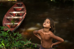 portrait enfant Brésil dans la nature photographe Samuel Macedo