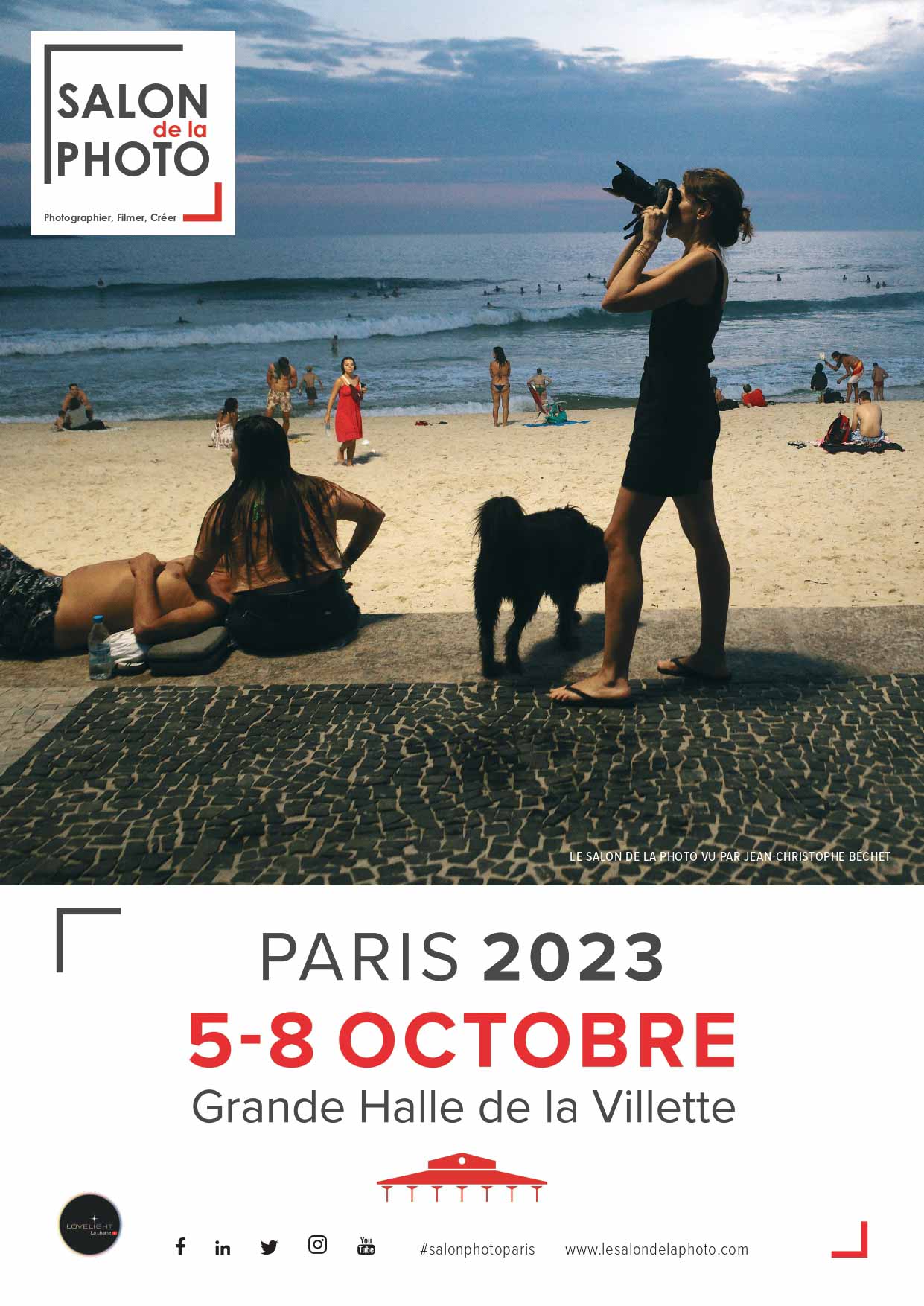 affiche salon de la photo 2023 paris grande halle de la villette