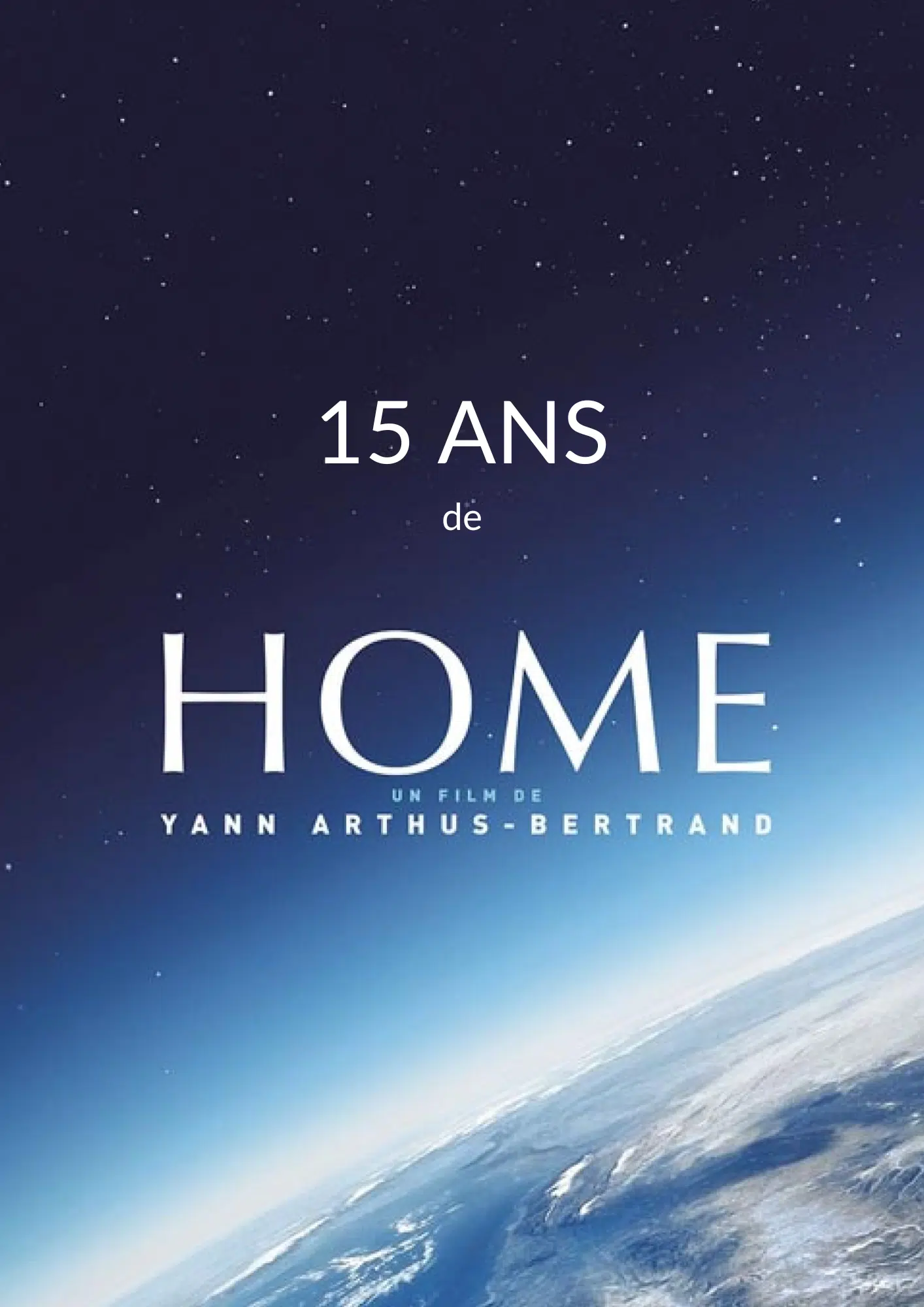 affiche projection événement Home de Yann Arthus-Bertrand à la Fondation GoodPlanet