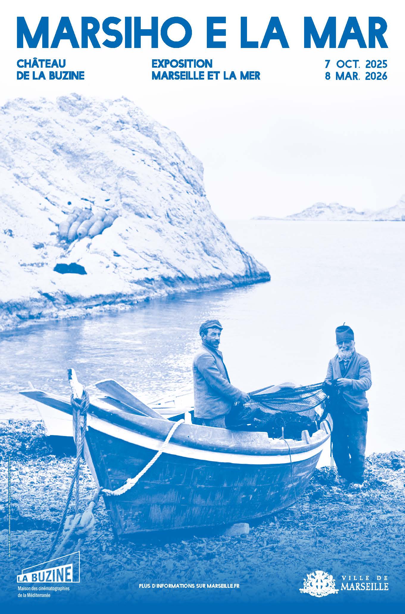 affiche exposition Marsiho e la mar marseille octobre 2025