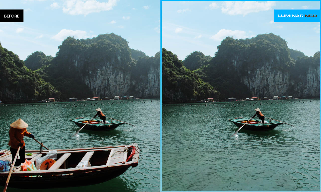 logiciel de retouche photo Luminar Neo