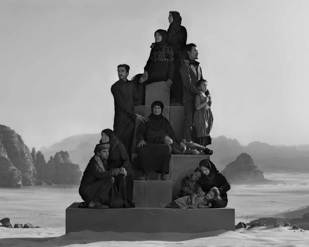 Ftaim and Family, Jordan, 2024 © Nick Brandt