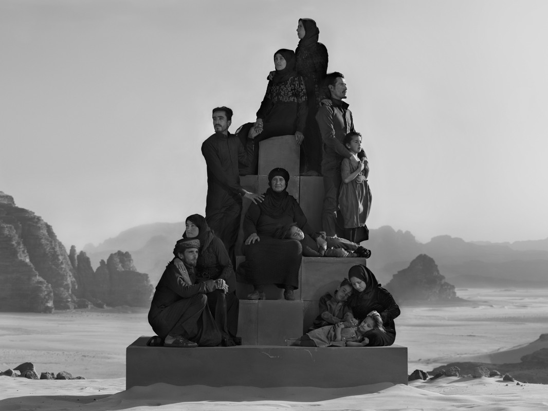 Ftaim and Family, Jordan, 2024 © Nick Brandt