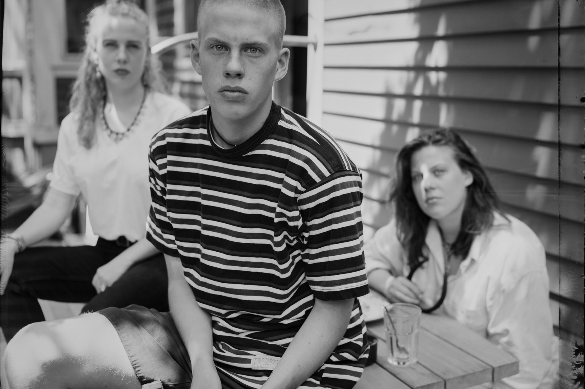 portrait famille, noir et blanc, photographies d'archives, judith black,