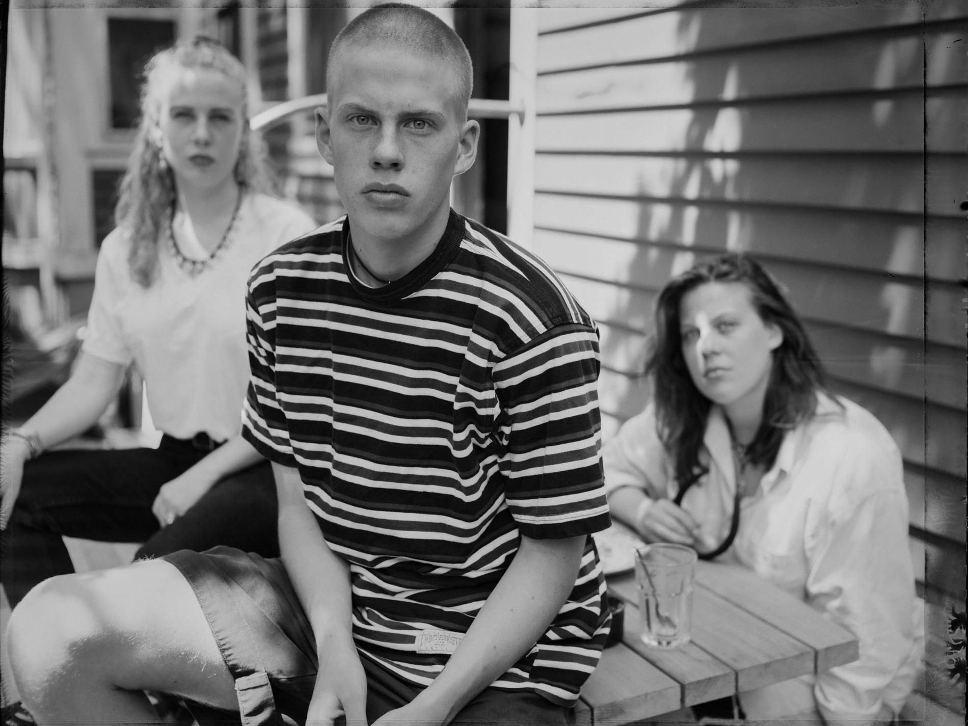 portrait famille, noir et blanc, photographies d'archives, judith black,