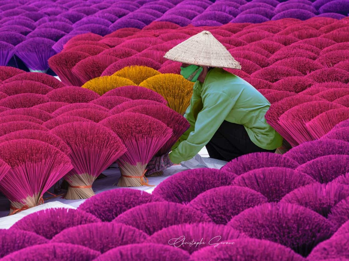 photo de paysage, vietnam, voyage, couleur