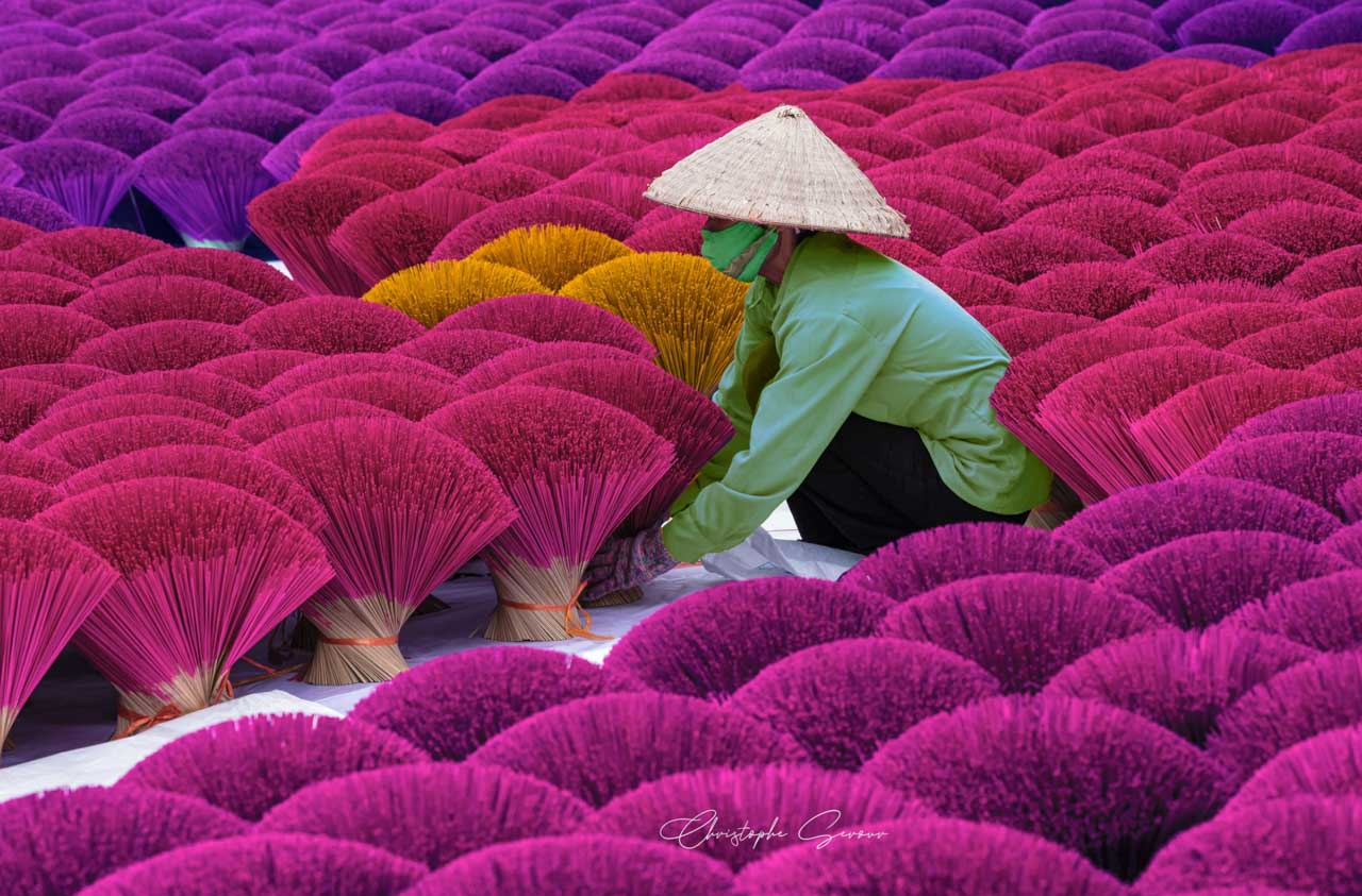 photo de paysage, vietnam, voyage, couleur