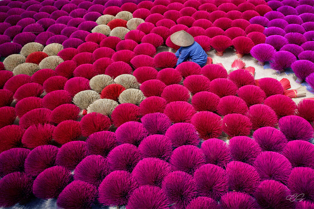 voyage, vietnam, paysage, couleur