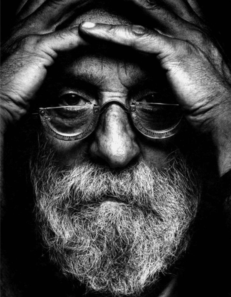 le sculpteur César photographié par Arnault Joubin