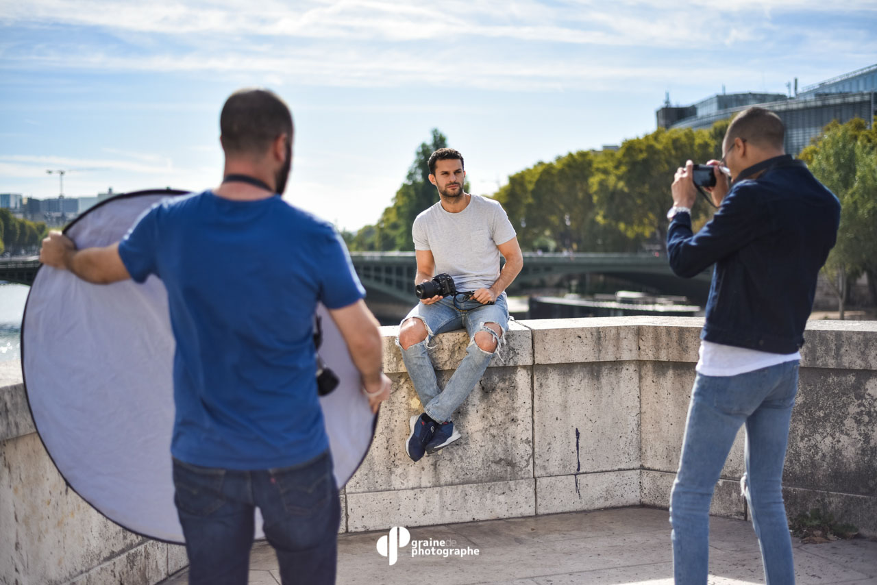Photo d'un cours portrait Graine de Photographe &agrave; Paris